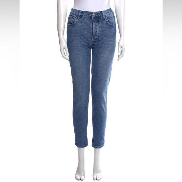 Reformation Mid-Rise Straight Leg Jeans - Picture 1 of 3